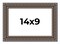 Photo Size Ornate Black Picture Frame - UV Acrylic, Foam Board Backing, Hanging Hardware